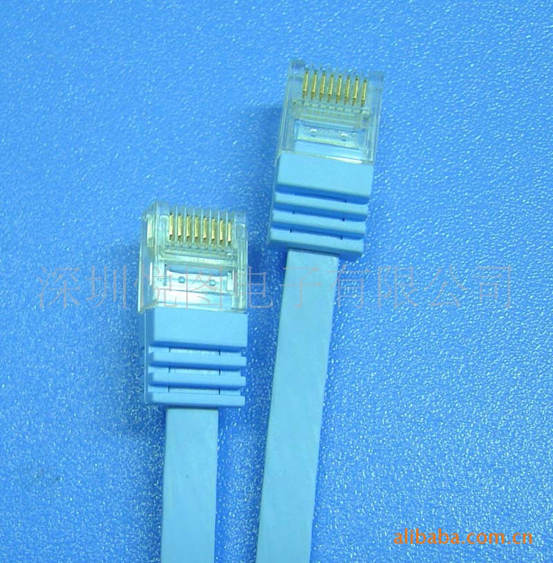 六类跳线 CAT6网络线 UTP UL24#4TP（内加十字隔离胶柱）OD:6.2 深圳悦图电子